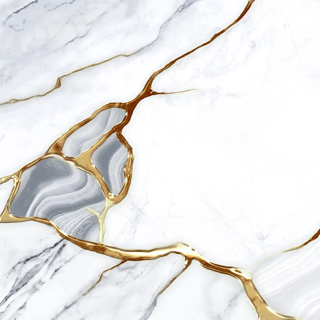 Piso Ceramico Gold Marble 43x43 Bold Karina