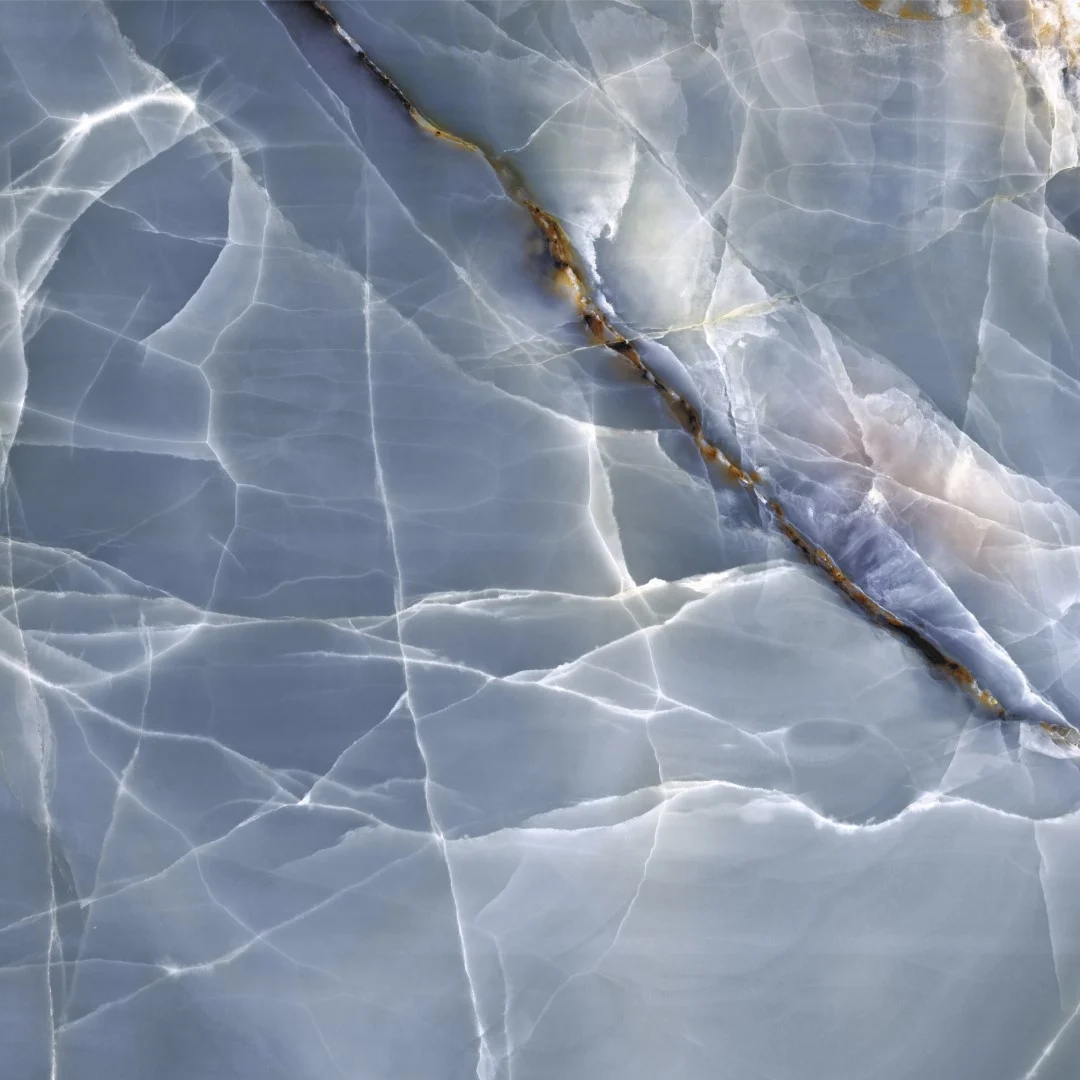 Piso Ceramico Onix Blue 75x75 Retificado Polido Karina